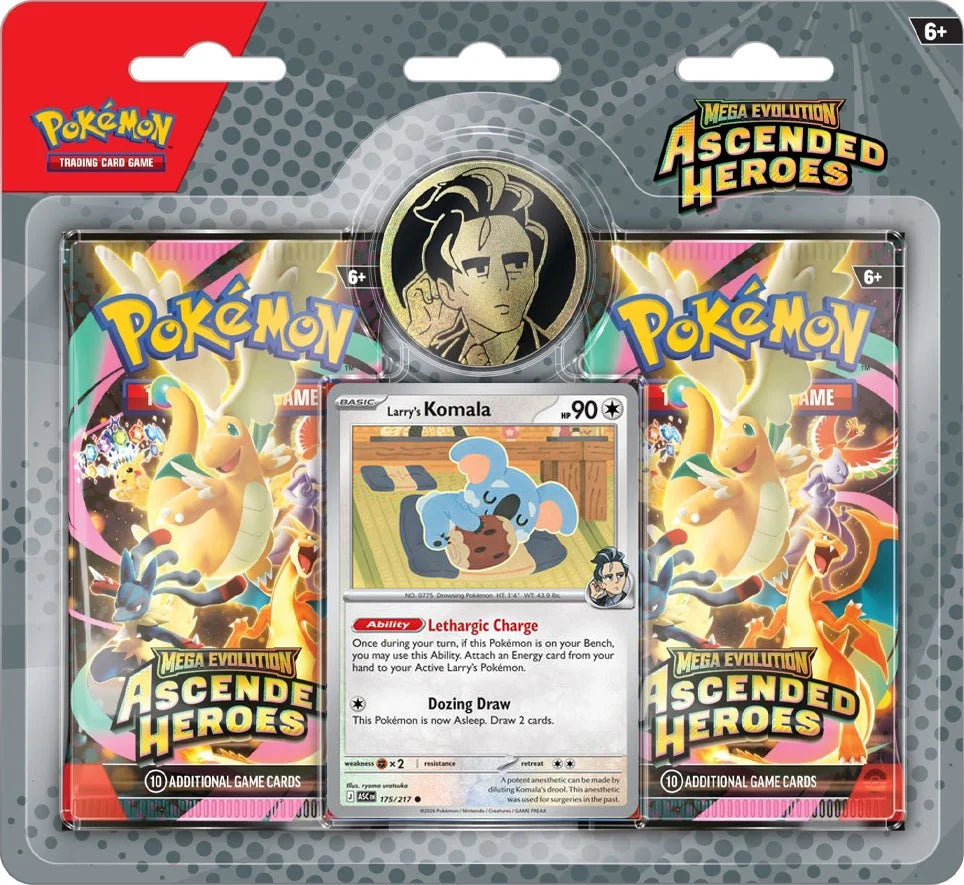 MEG2.5 - Ascended Heroes - 2 Pack Blister - Larry's Komala