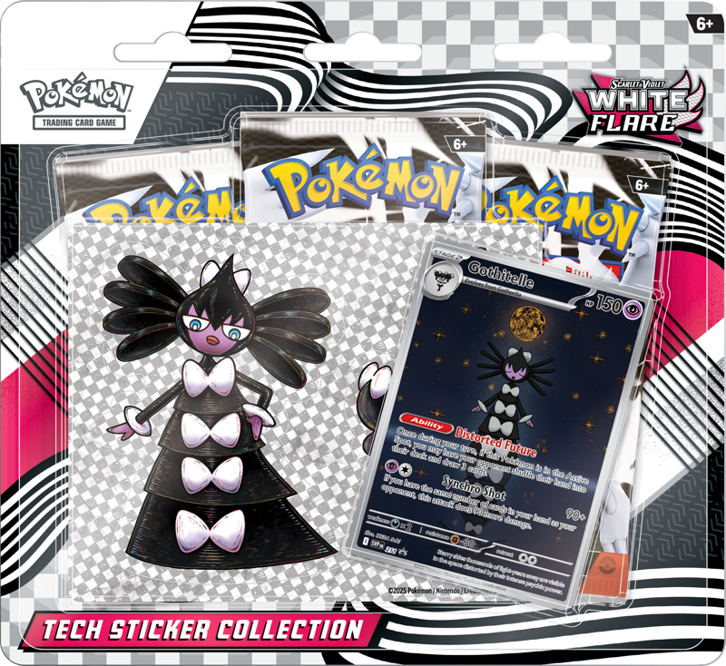 SV10.5 - White Flare Tech Sticker Collection Gothitelle