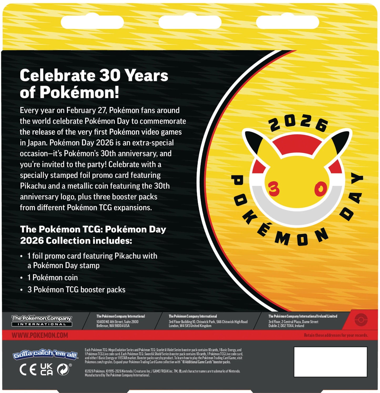 Pokemon Day 2026 Collection Box