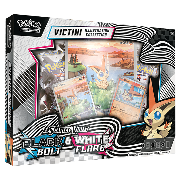 SV10.5 - Black Bolt & White Flare Unova Victini Illustration Collection