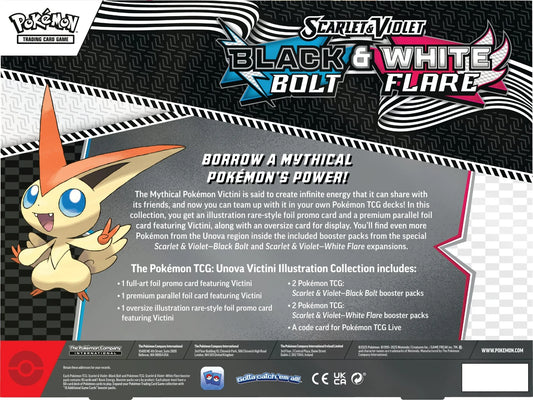 SV10.5 - Black Bolt & White Flare Unova Victini Illustration Collection