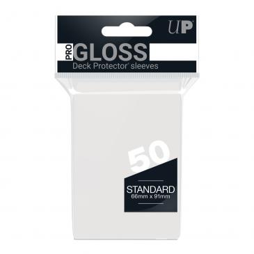 Ultra Pro White Pro Gloss Standard Deck Protectors (50 QTY)