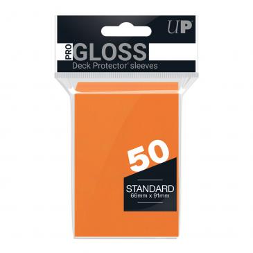 Ultra Pro Orange Pro Gloss Standard Deck Protectors (50 QTY)