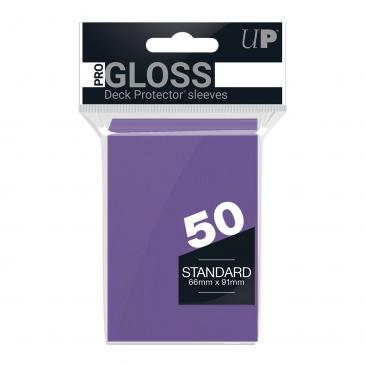 Ultra Pro Purple Pro Gloss Standard Deck Protectors (50 QTY)