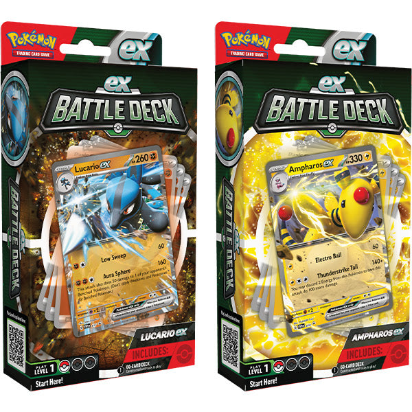 Lucario / Ampharos EX Battle Deck Assortment