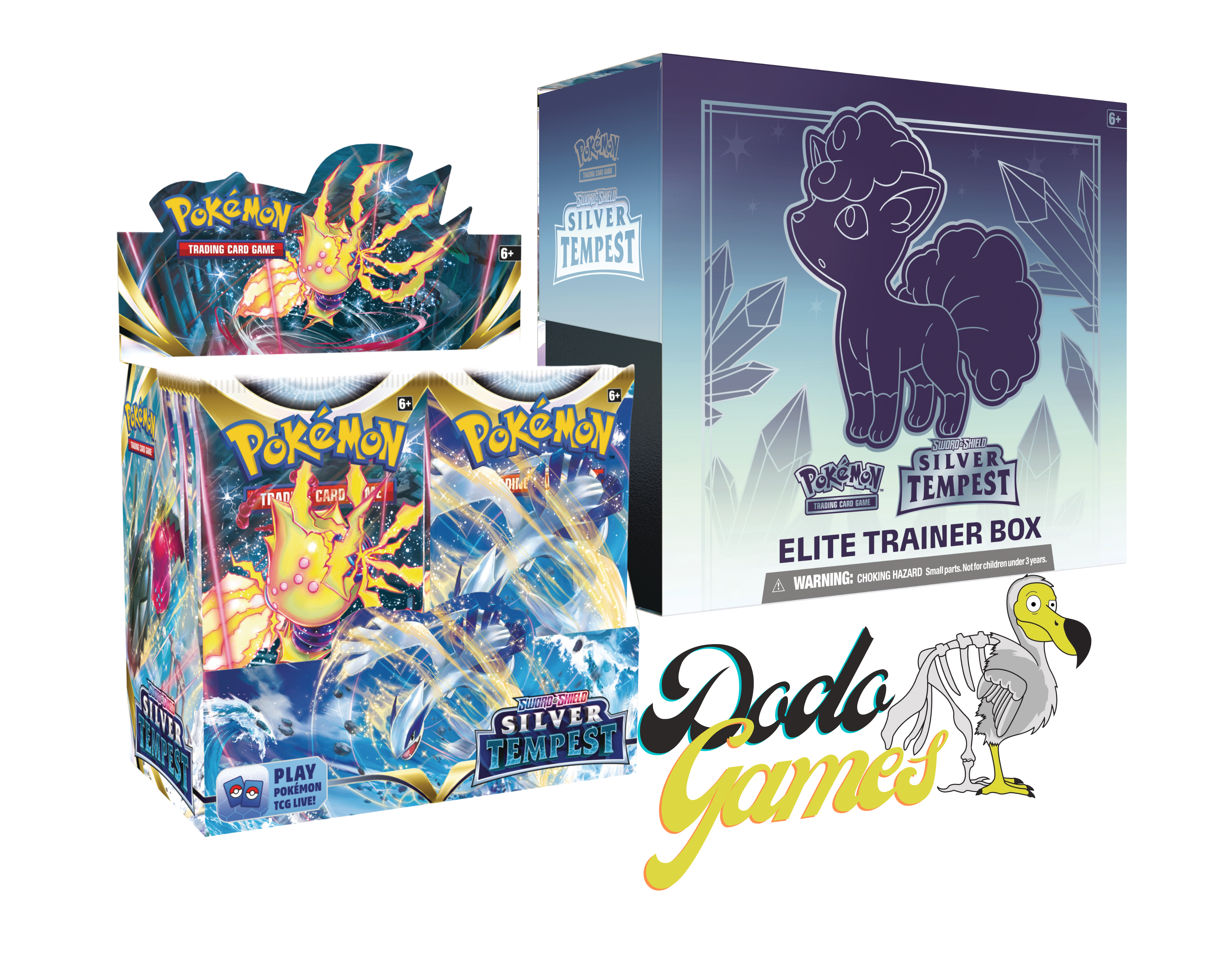 SWSH12.0 - Silver Tempest Elite Trainer Box & Booster Box Bundle Dodo Games SWSH12.0 - Silver Tempest Elite Trainer Box & Booster Box Bundle Dodo Games