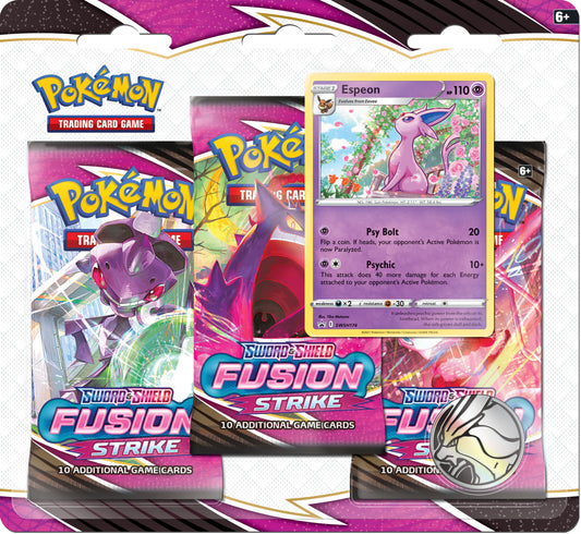 SWSH8.0 - Fusion Strike 3-Pack Blister Assortment