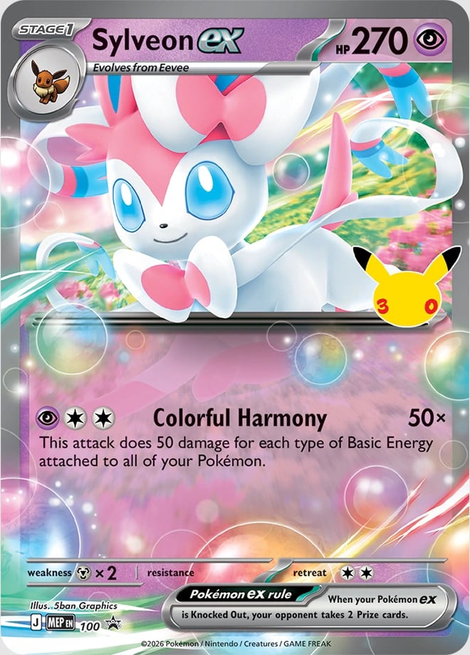 30th Celebration ex Tin (Sylveon)