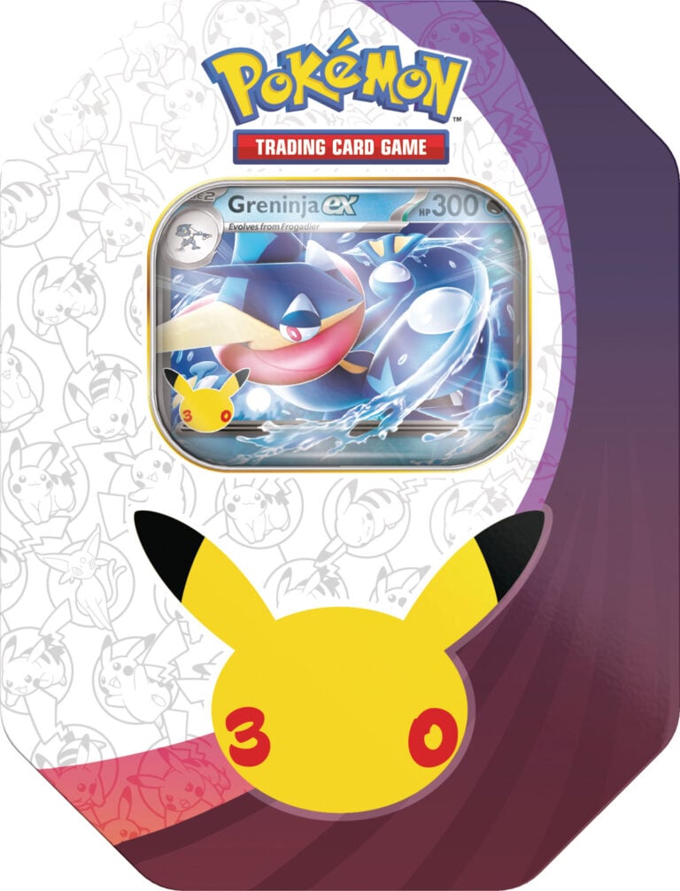 30th Celebration ex Tin (Greninja)