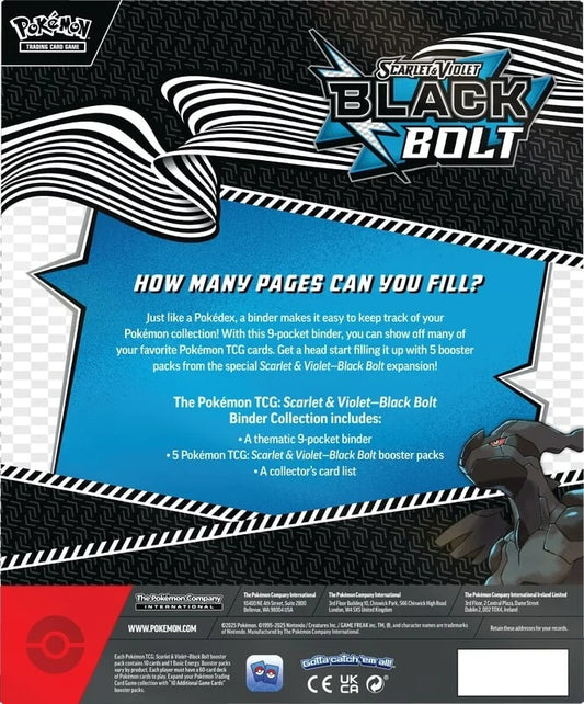 SV10.5 - Black Bolt Binder Collection (Zekrom)