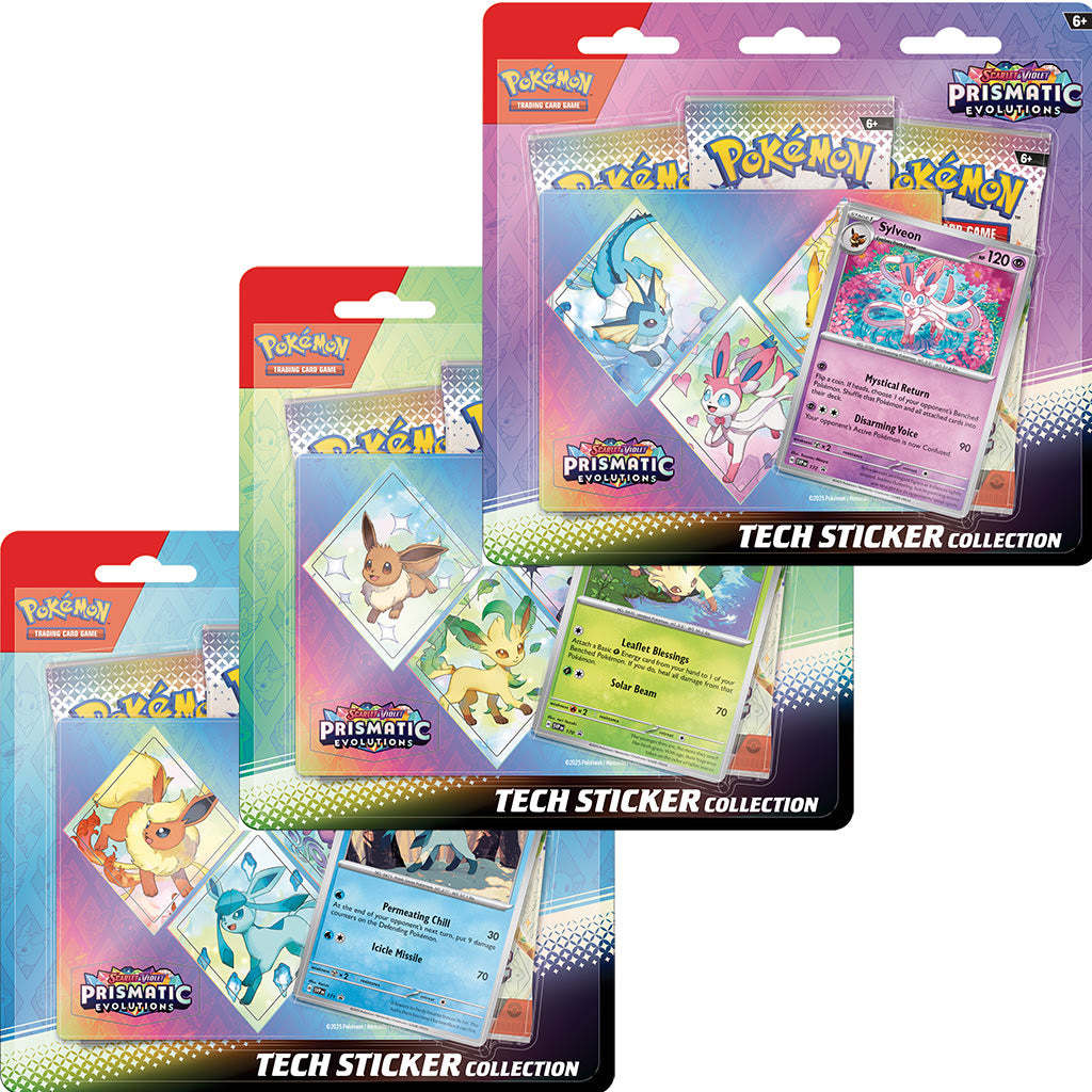 SV8.5 - Prismatic Evolutions Tech Sticker Collection (Assortment)