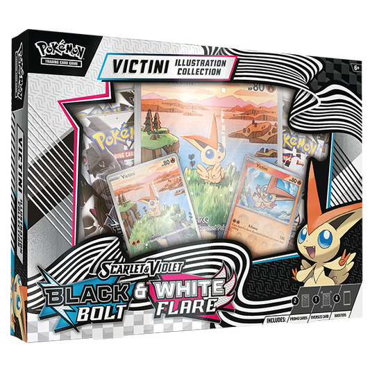 SV10.5 - Black Bolt & White Flare Unova Victini Illustration Collection