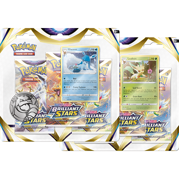 SWSH9.0 - Brilliant Stars 3-Pack Blister Assortment