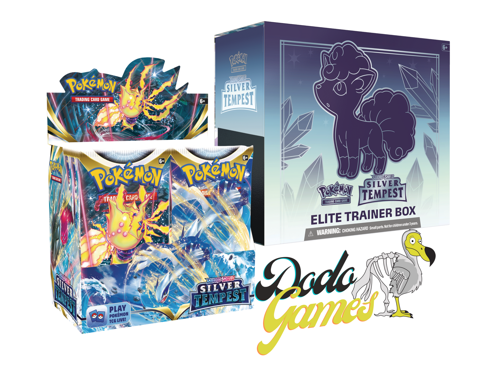 SWSH12.0 - Silver Tempest Elite Trainer Box & Booster Box Bundle Dodo Games SWSH12.0 - Silver Tempest Elite Trainer Box & Booster Box Bundle Dodo Games