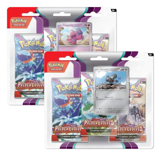 SV2.0 - Paldea Evolved 3-Pack Blister (Assortment)