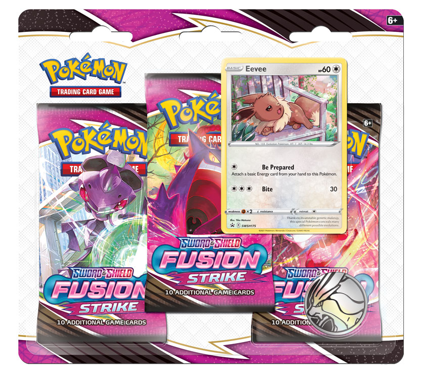 SWSH8.0 - Fusion Strike 3-Pack Blister Assortment