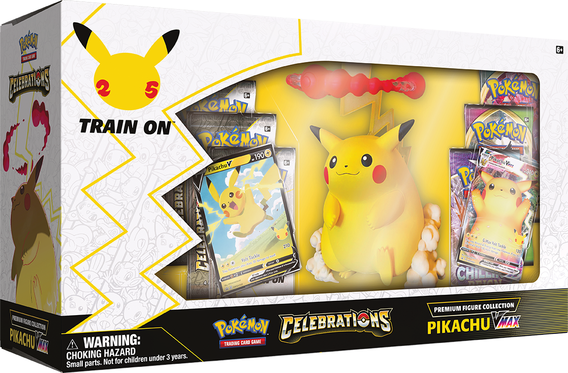 SWSH7.5 - Celebrations Pikachu VMAX Premium Figure Collection