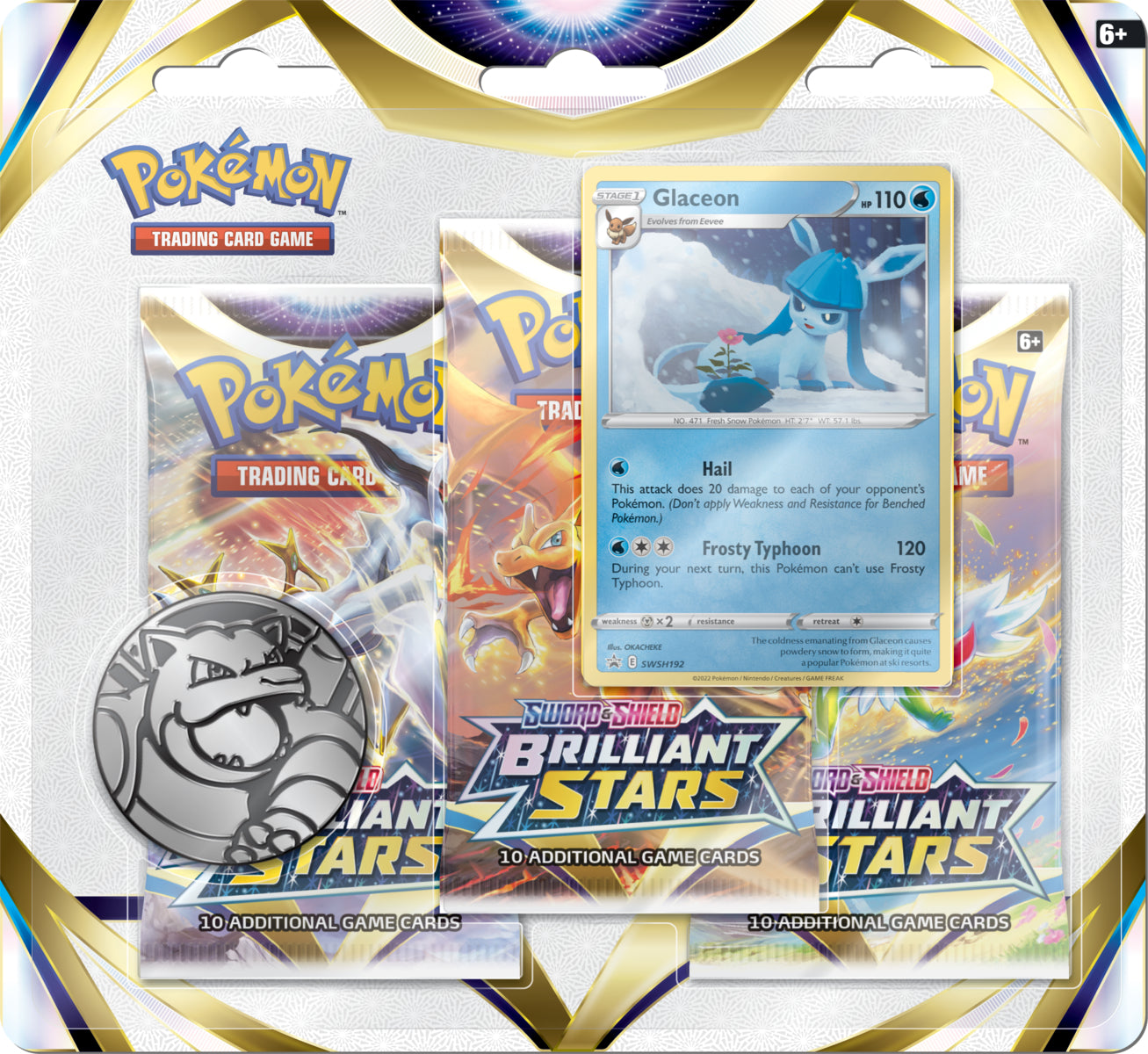 SWSH9.0 - Brilliant Stars 3-Pack Blister Assortment