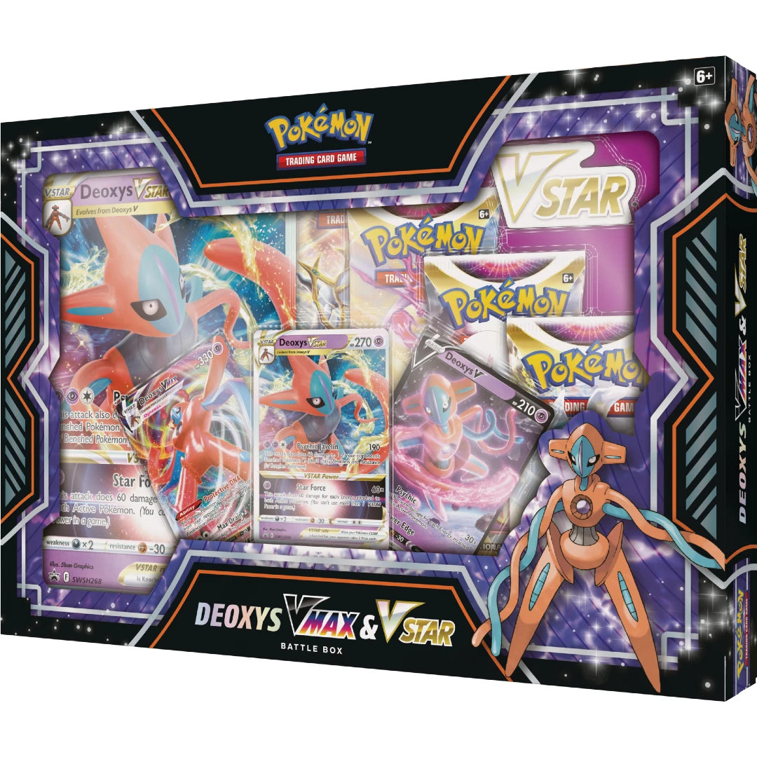 Deoxys/ Zeraora VMAX & VSTAR Battle Box