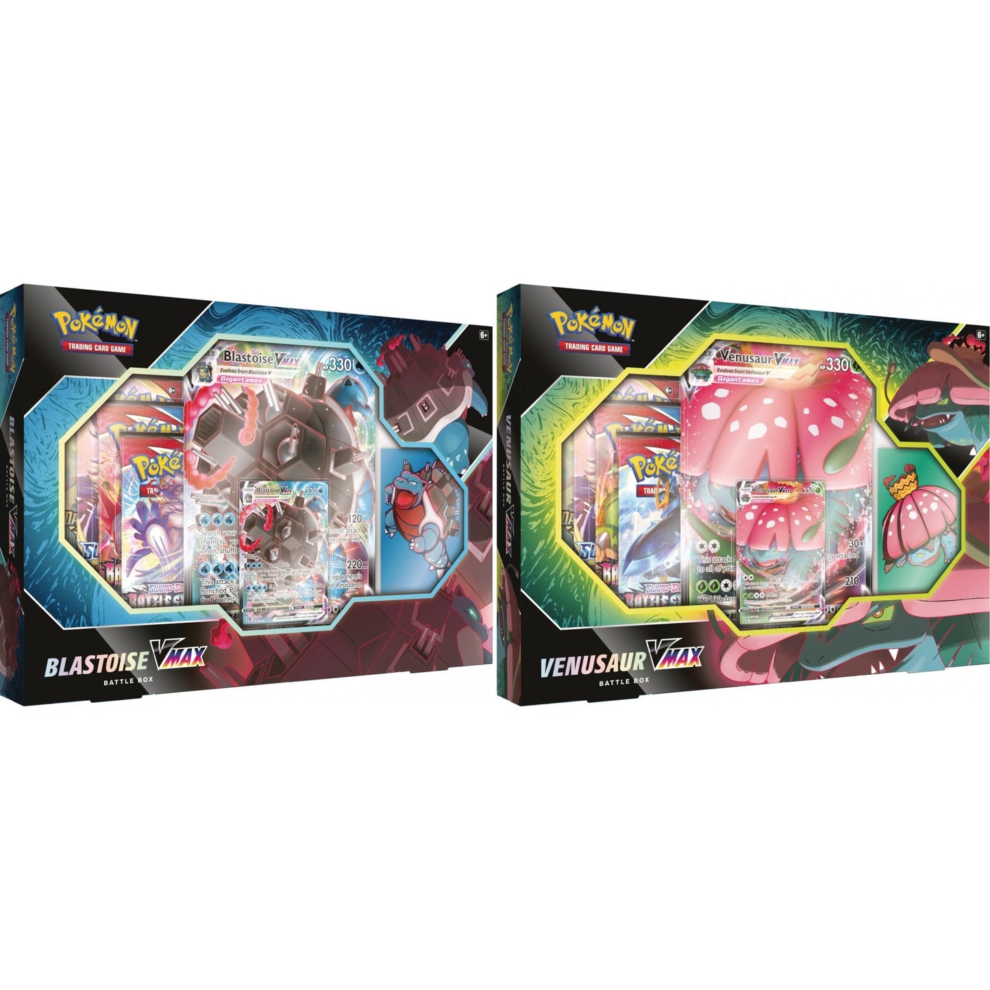 Venusaur/Blastoise VMAX Battle Box Bundle of 2